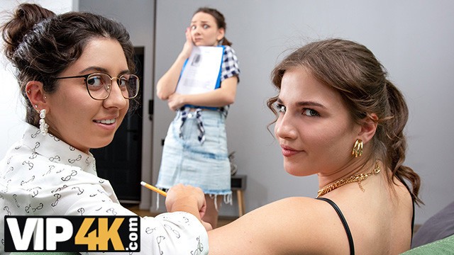 Dyke4K. Lady Boss Knows How To Satisfy Her Assistant And New Office Worker
