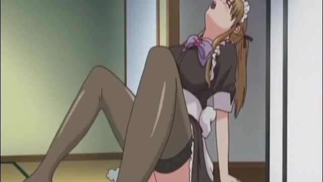 Maid Masturbates Hard As Her Boss Watches