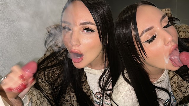 Risky Public Blowjob With Cum On Face And Cheating On Boyfriend